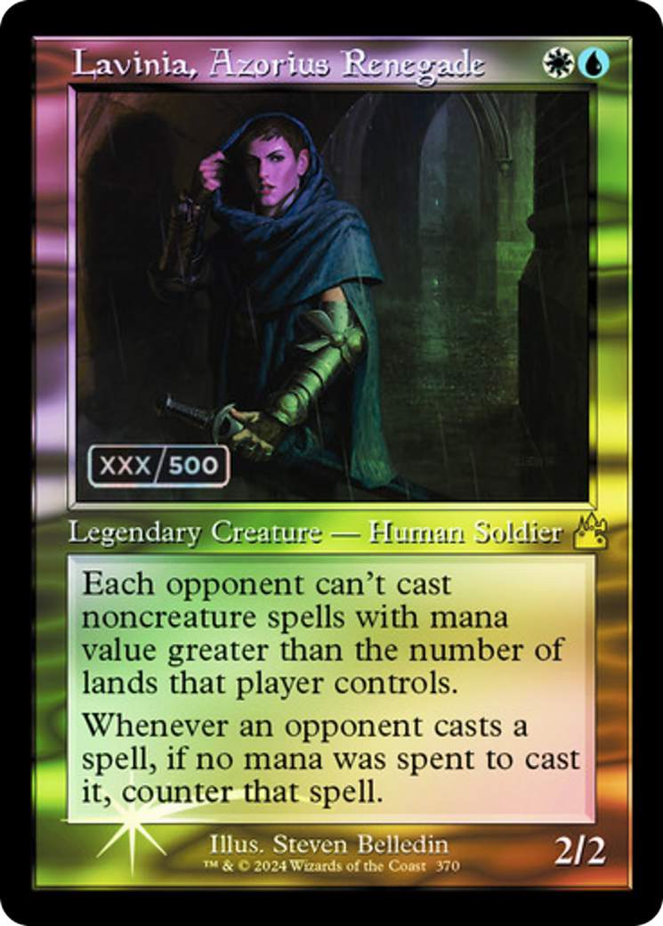 Image of Lavinia, Azorius Renegade (Retro) (Serialized) [Ravnica Remastered]