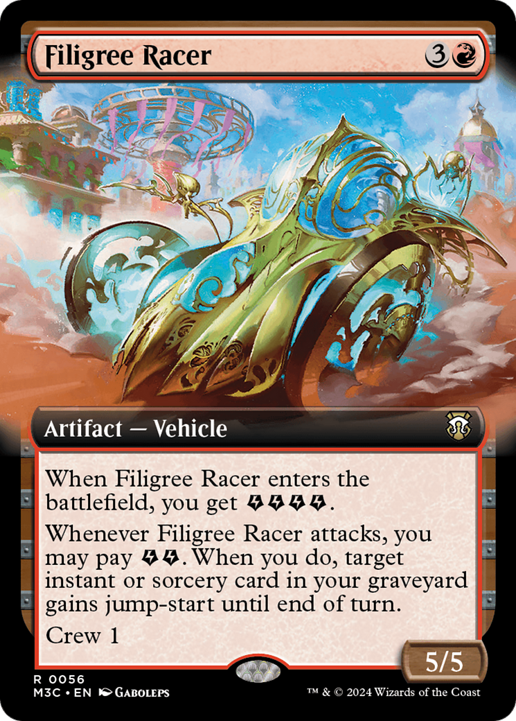 Image of Filigree Racer (Extended Art) [Modern Horizons 3 Commander]