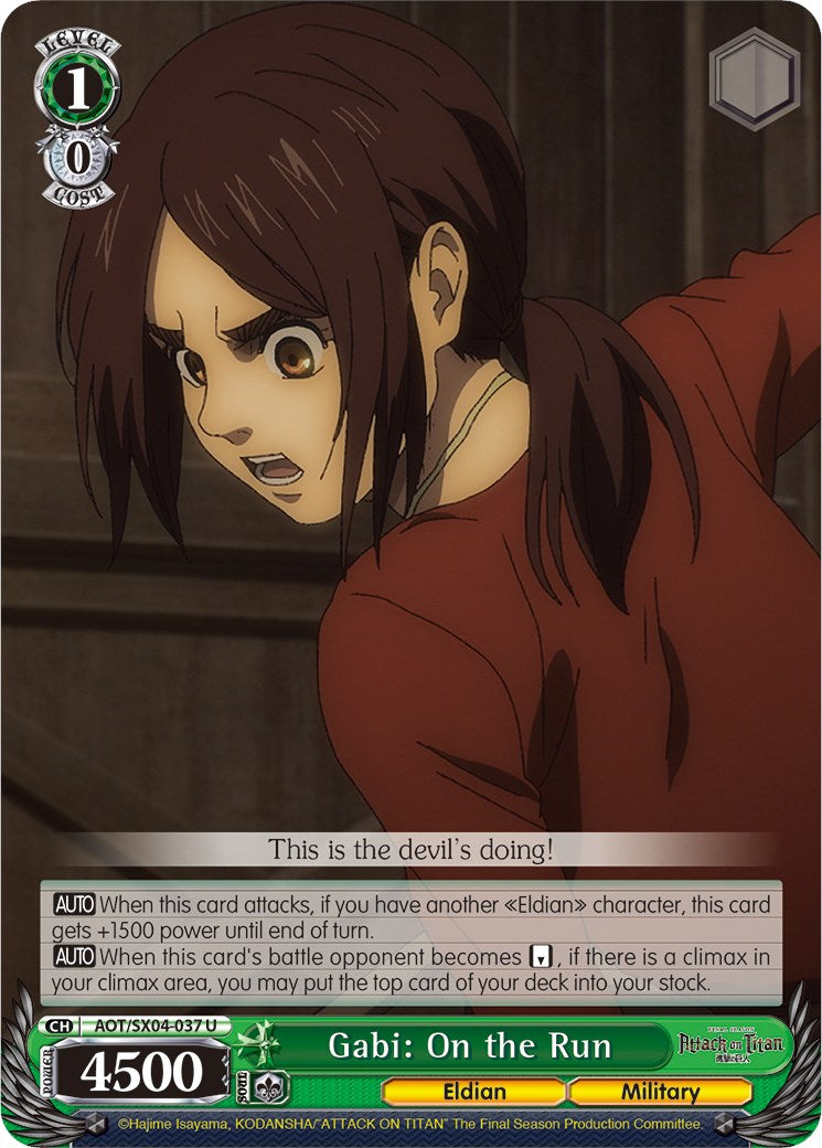 Image of Gabi: On the Run [Attack On Titan: Final Season]