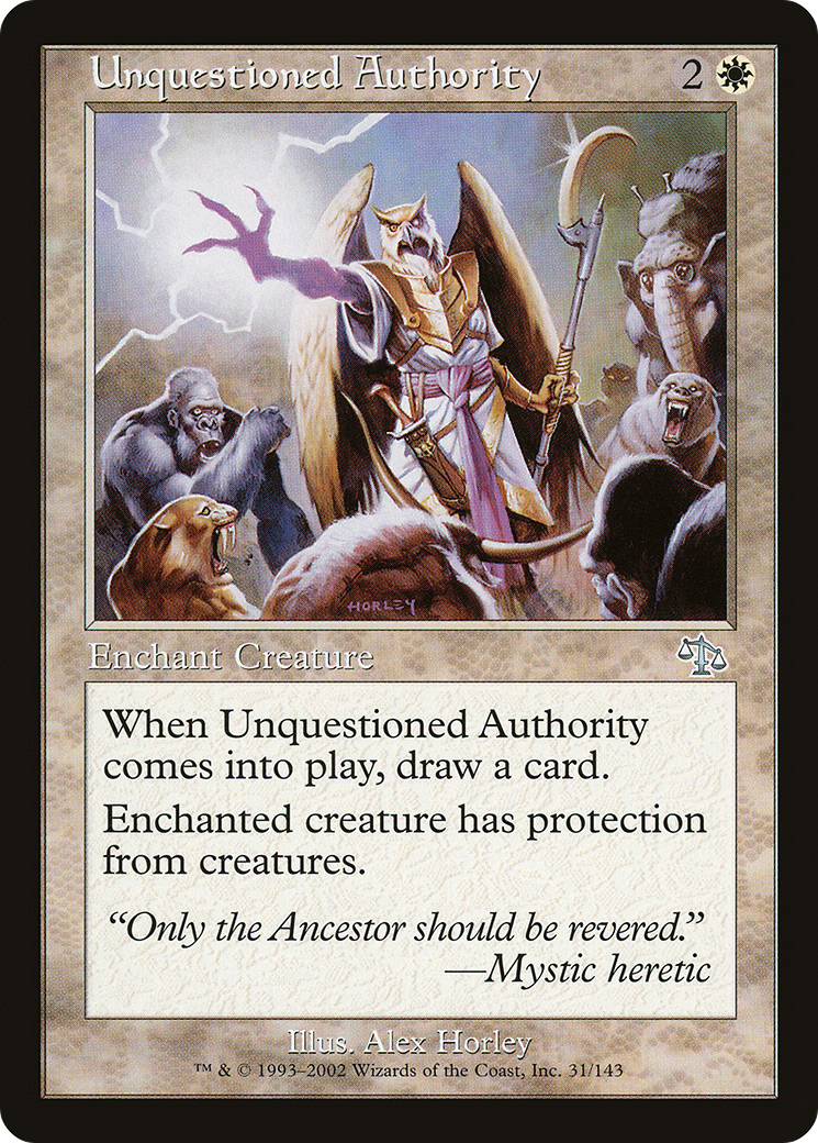 Image of Unquestioned Authority [Judgment]