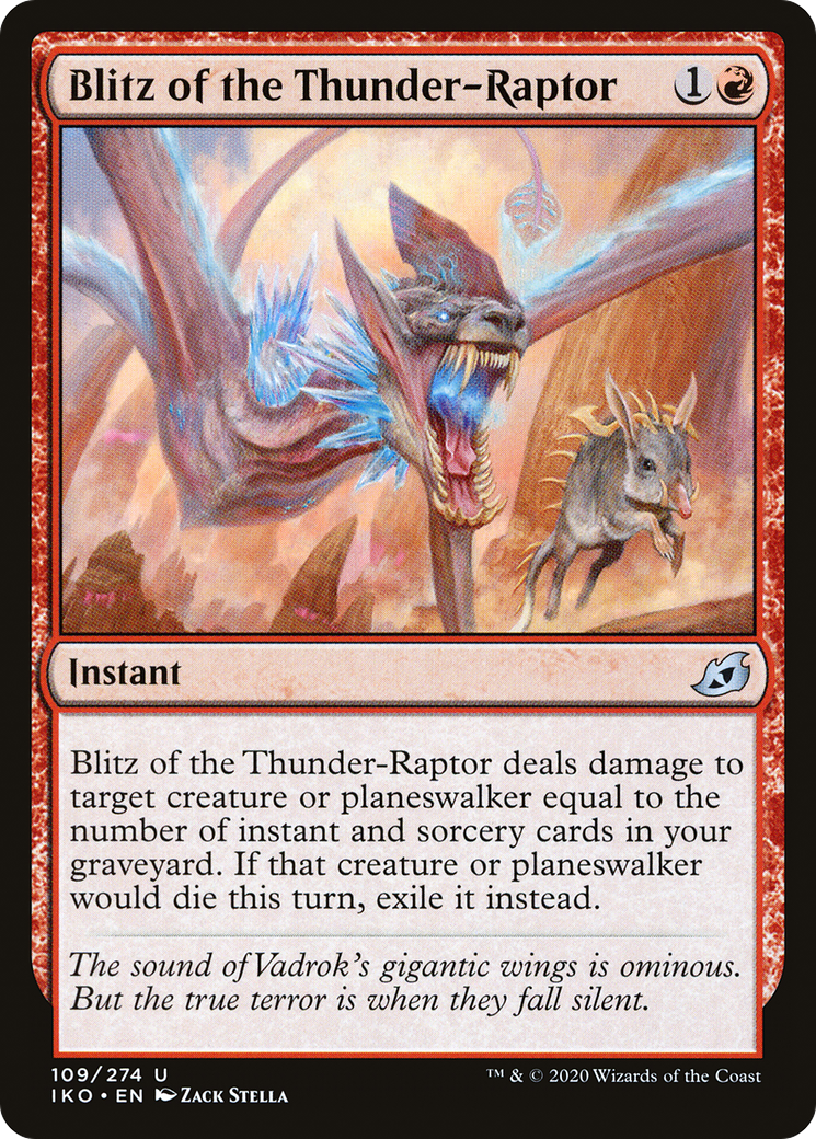 Image of Blitz of the Thunder-Raptor [Ikoria: Lair of Behemoths]