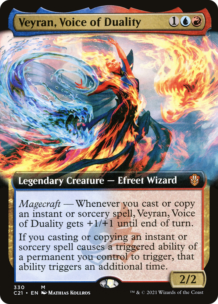 Image of Veyran, Voice of Duality (Extended Art) [Commander 2021]