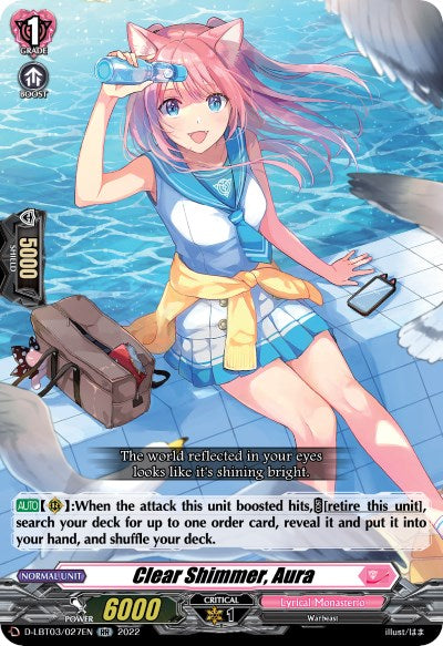 Image of Clear Shimmer, Aura (D-LBT03/027EN) [Lyrical Monasterio: Summertime Memories!]