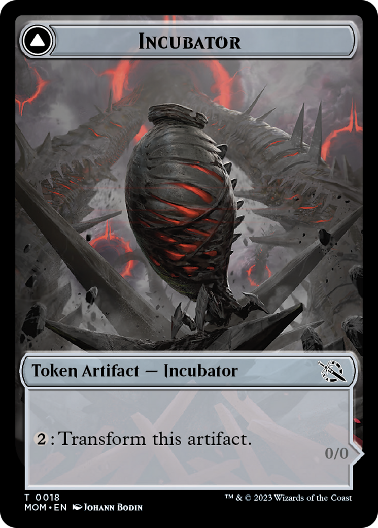 Image of Incubator // Phyrexian (18) Double-Sided Token [March of the Machine Tokens]