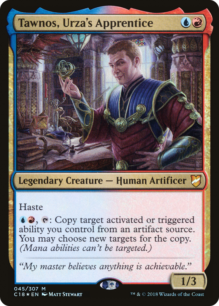 Image of Tawnos, Urza's Apprentice [Commander 2018]