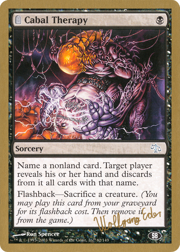Image of Cabal Therapy (Wolfgang Eder) (SB) [World Championship Decks 2003]
