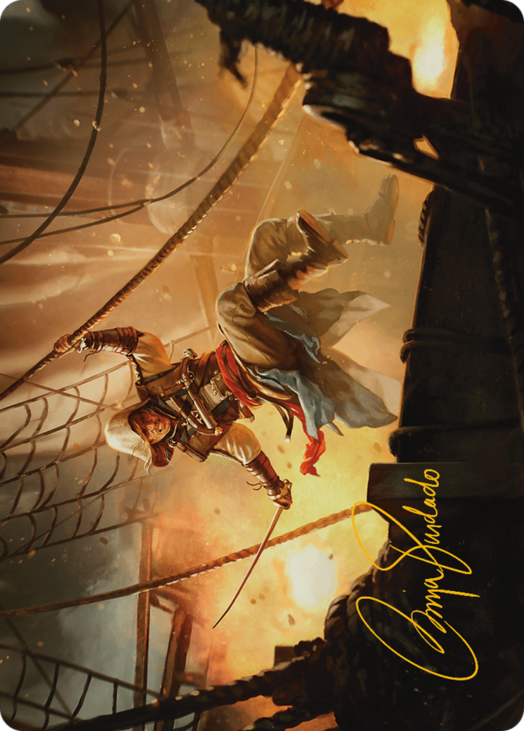 Image of Edward Kenway Art Card (Gold-Stamped Signature) [Assassin's Creed Art Series]