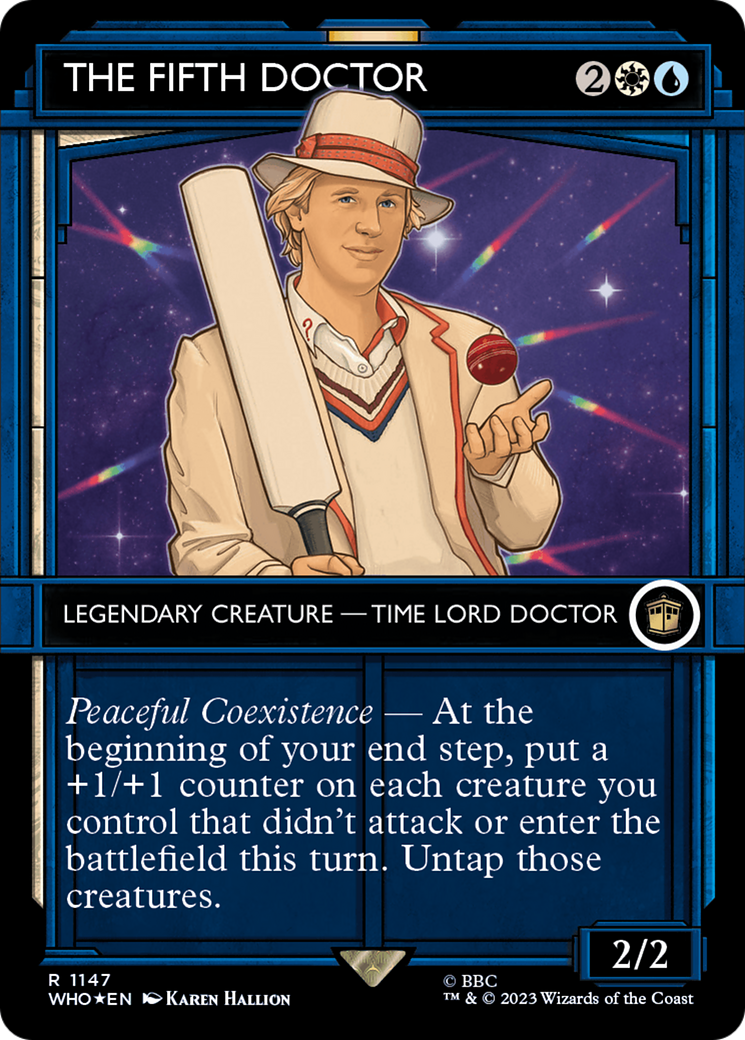 Image of The Fifth Doctor (Showcase) (Surge Foil) [Doctor Who]