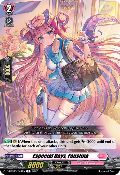 Image of Especial Days, Faustina (D-LBT03/041EN) [Lyrical Monasterio: Summertime Memories!]
