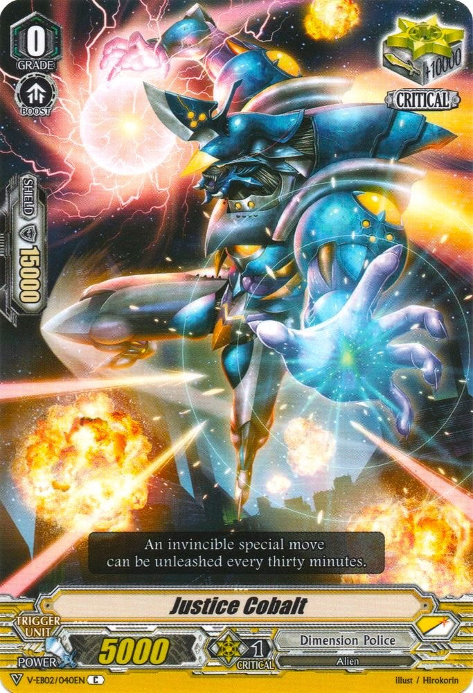Image of Justice Cobalt (V-EB02/040EN) [Champions of the Asia Circuit]