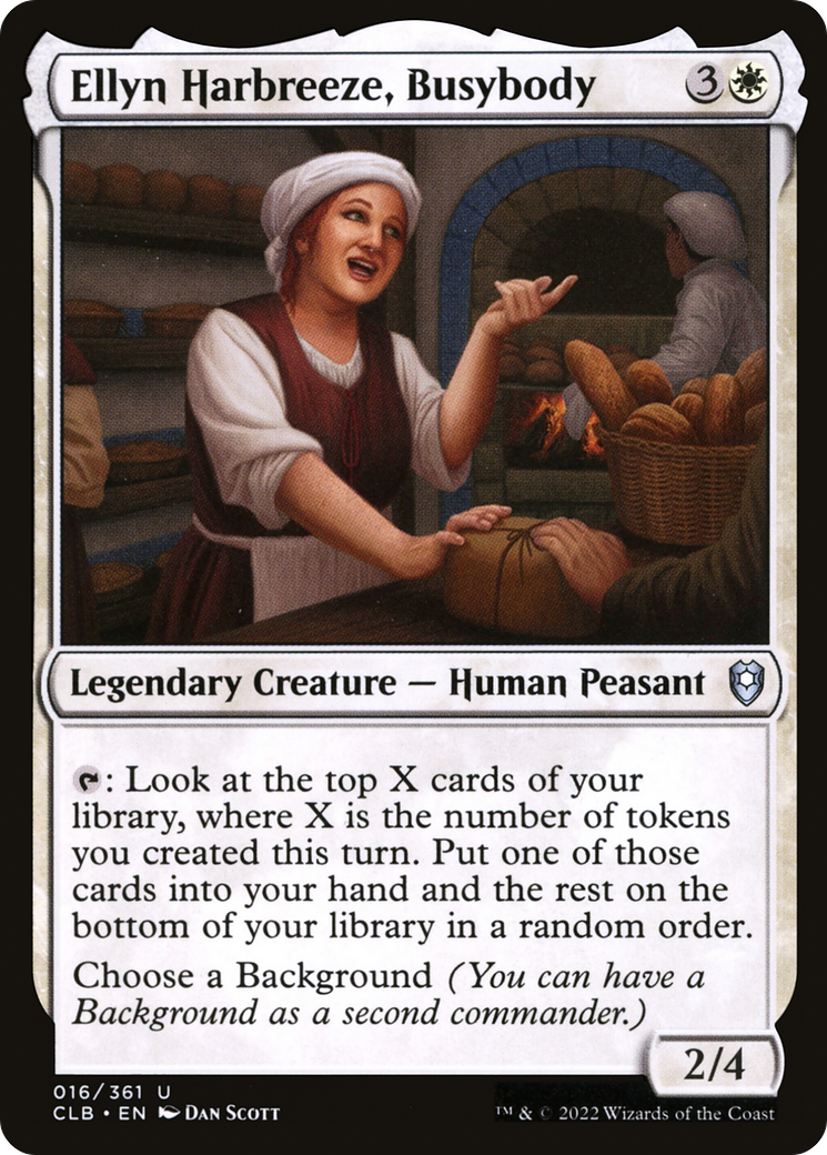 Image of Ellyn Harbreeze, Busybody [Commander Legends: Battle for Baldur's Gate]