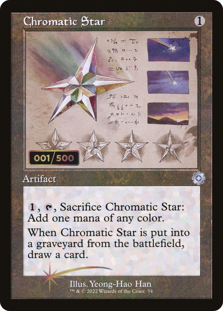 Image of Chromatic Star (Retro Schematic) (Serialized) [The Brothers' War Retro Artifacts]