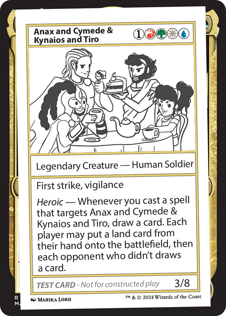 Image of Anax and Cymede & Kynaios and Tiro [Mystery Booster 2 Playtest Cards]