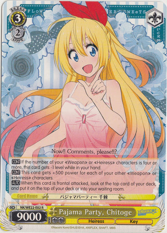 Pajama Party, Chitoge (NK/WE22-E02) [NISEKOI Extra Booster]