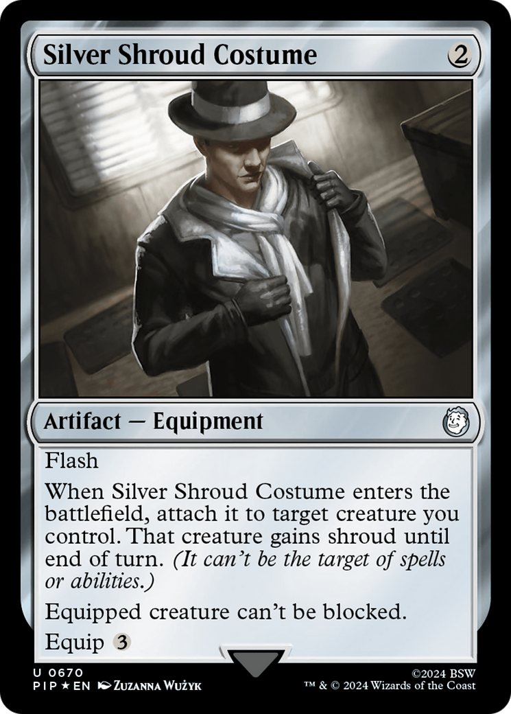 Image of Silver Shroud Costume (Surge Foil) [Fallout]