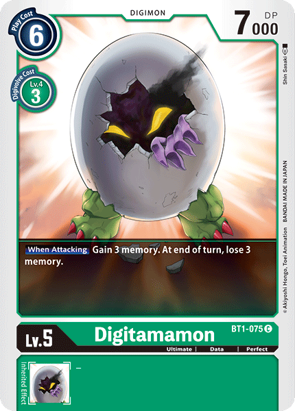 Image of Digitamamon [BT1-075] [Release Special Booster Ver.1.0]