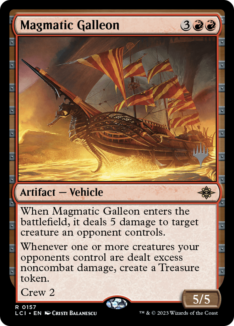 Image of Magmatic Galleon (Promo Pack) [The Lost Caverns of Ixalan Promos]