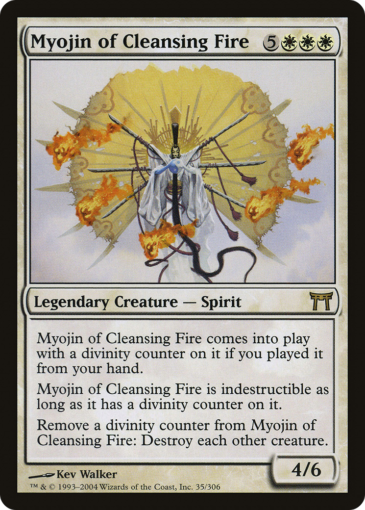 Image of Myojin of Cleansing Fire [Champions of Kamigawa]