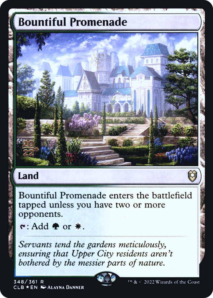 Image of Bountiful Promenade [Commander Legends: Battle for Baldur's Gate Prerelease Promos]