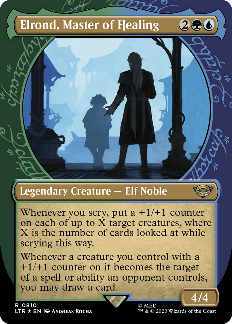 Image of Elrond, Master of Healing (Showcase) (Surge Foil) [The Lord of the Rings: Tales of Middle-Earth]