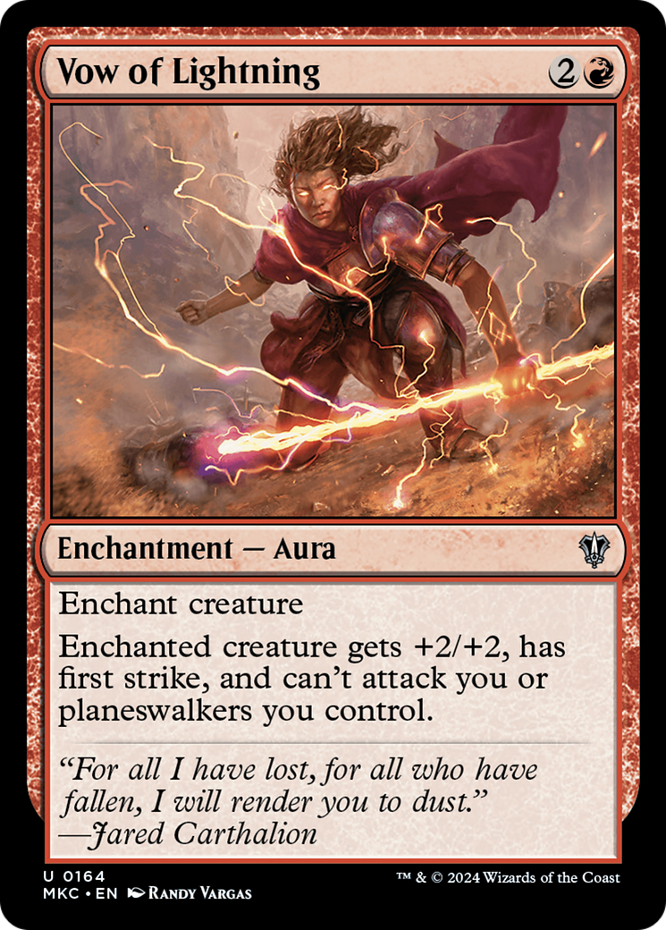 Image of Vow of Lightning [Murders at Karlov Manor Commander]