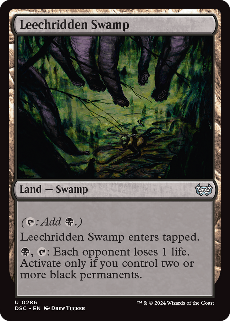 Image of Leechridden Swamp [Duskmourn: House of Horror Commander]