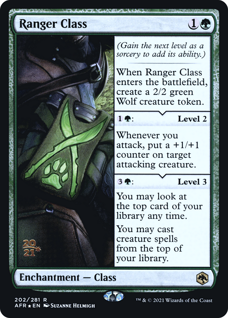Image of Ranger Class [Dungeons & Dragons: Adventures in the Forgotten Realms Prerelease Promos]