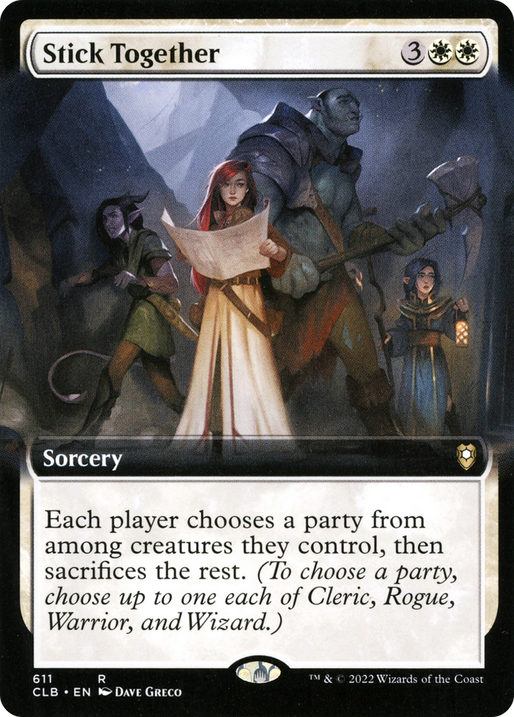 Image of Stick Together (Extended Art) [Commander Legends: Battle for Baldur's Gate]