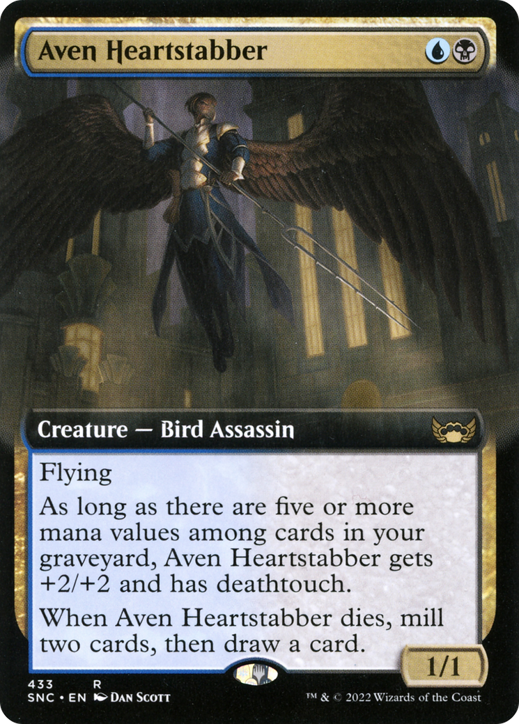 Image of Aven Heartstabber (Extended Art) [Streets of New Capenna]