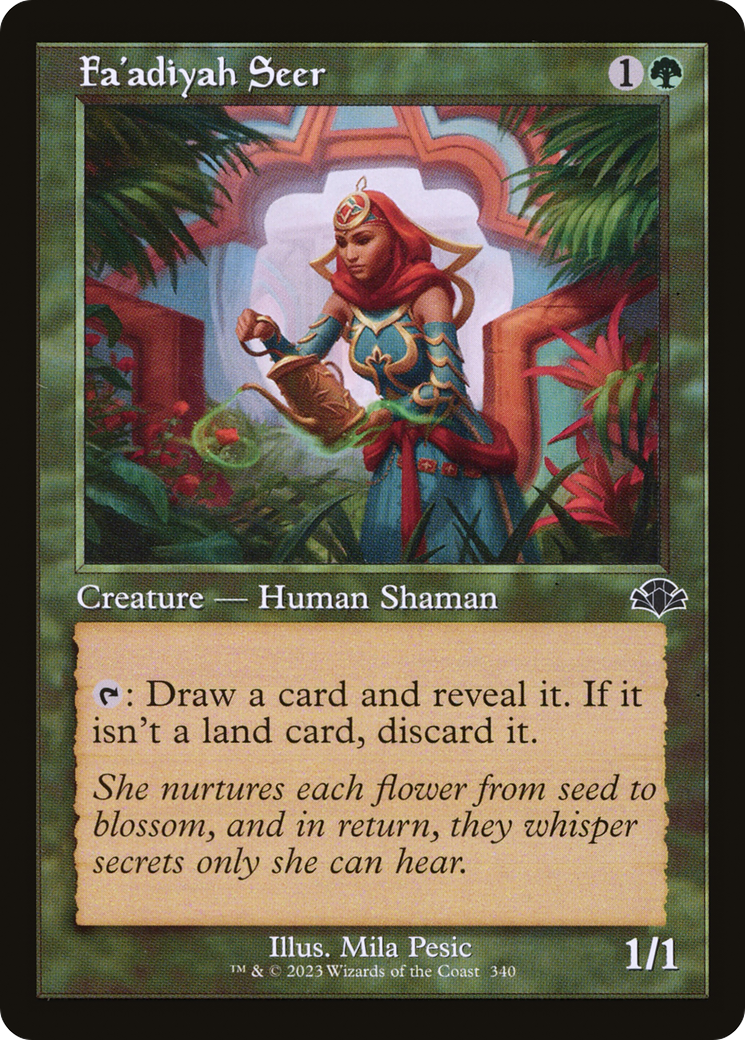 Image of Fa'adiyah Seer (Retro) [Dominaria Remastered]