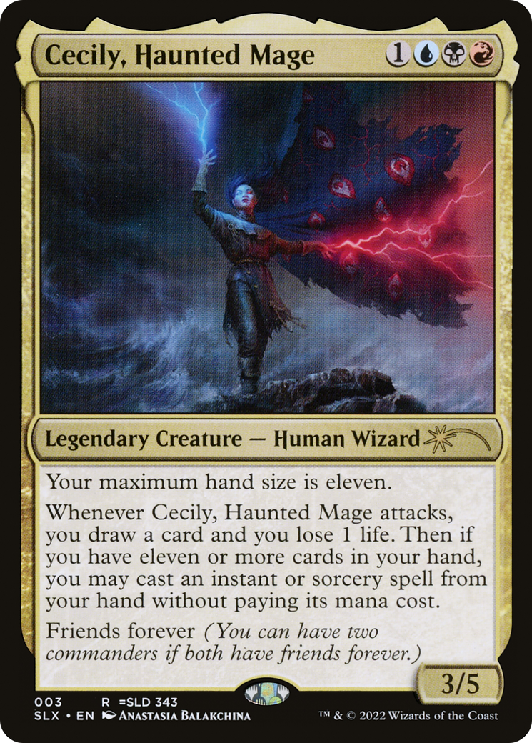 Image of Cecily, Haunted Mage [Secret Lair: Universes Within]
