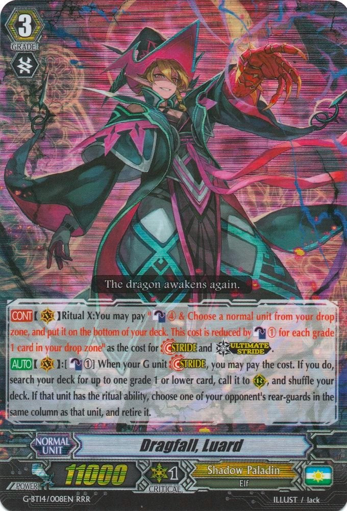 Image of Dragfall, Luard (G-BT14/008EN) [Divine Dragon Apocrypha]