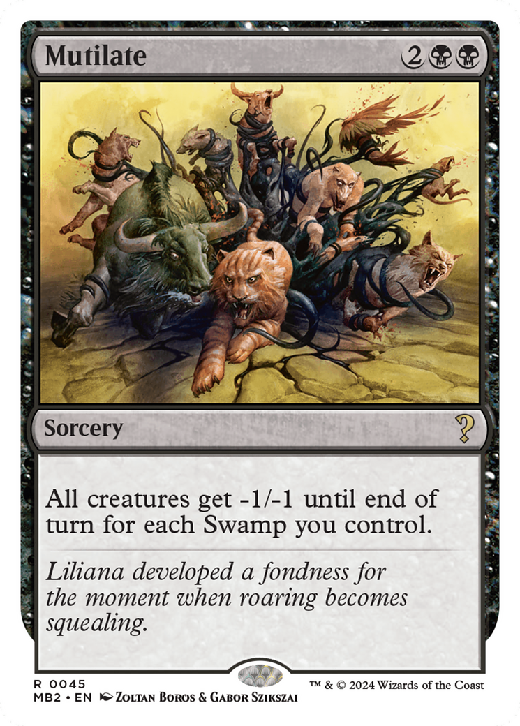 Image of Mutilate (White Border) [Mystery Booster 2]