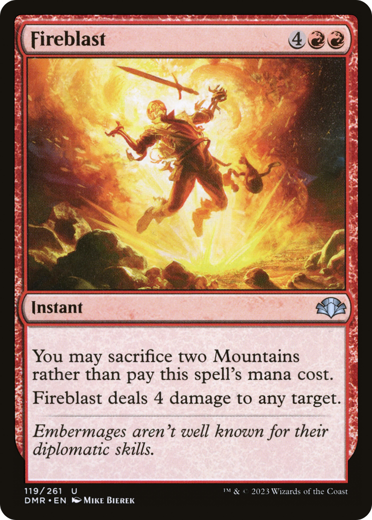Image of Fireblast [Dominaria Remastered]