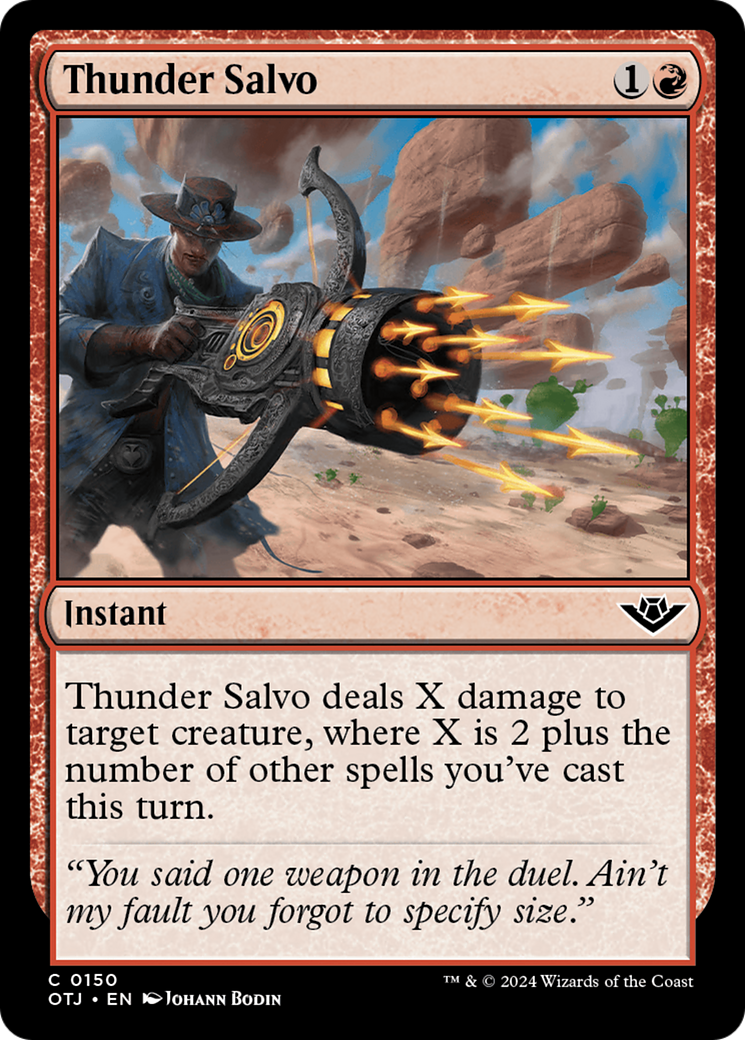Image of Thunder Salvo [Outlaws of Thunder Junction]