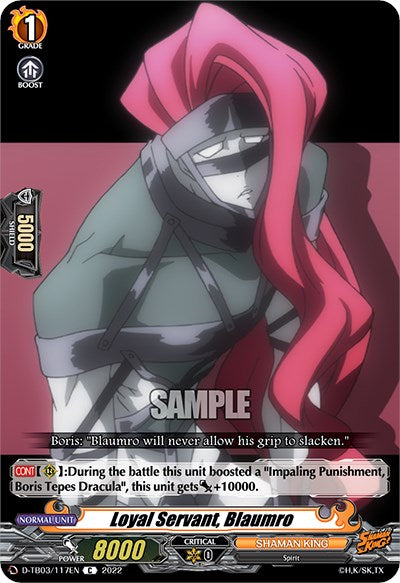 Image of Loyal Servant, Blaumro (D-TB03/117EN) [Shaman King]