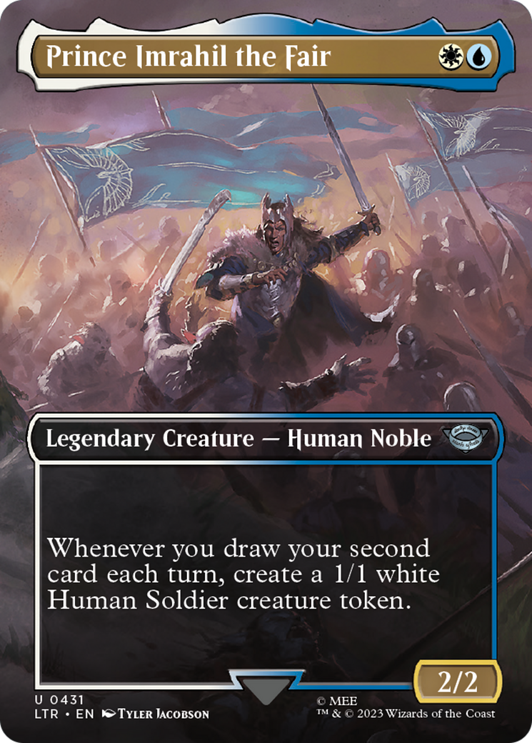 Image of Prince Imrahil the Fair (Borderless Alternate Art) [The Lord of the Rings: Tales of Middle-Earth]