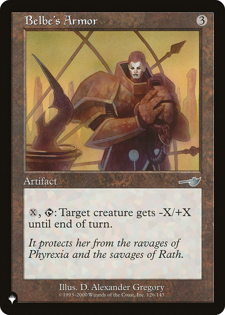 Image of Belbe's Armor [The List]