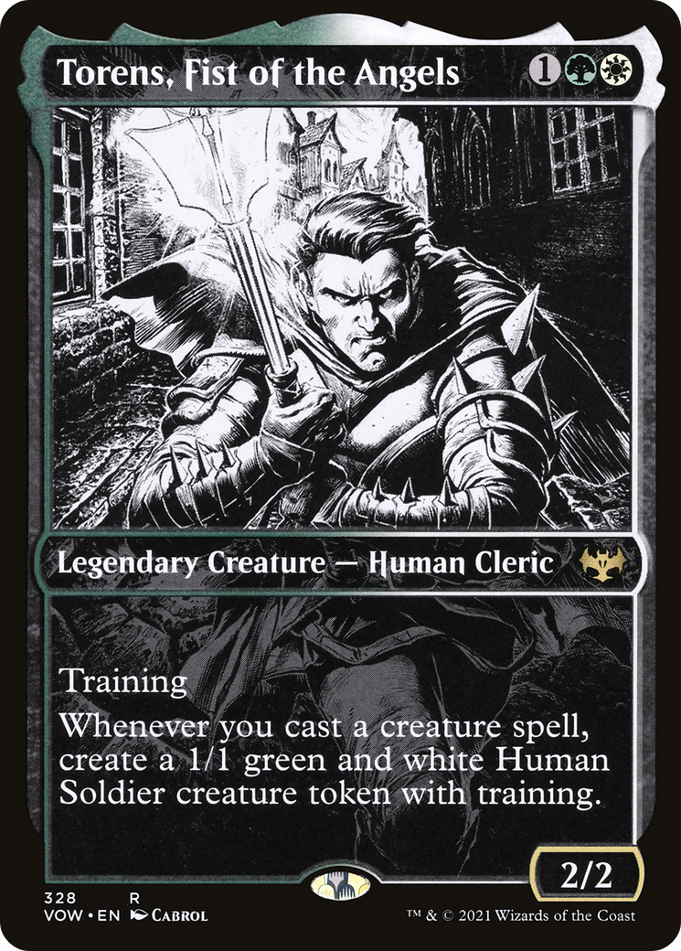 Image of Torens, Fist of the Angels (Showcase Eternal Night) [Innistrad: Crimson Vow]
