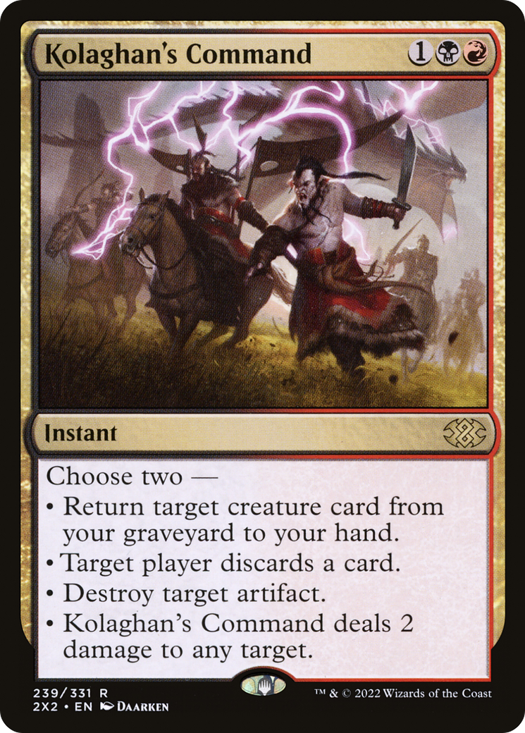 Image of Kolaghan's Command [Double Masters 2022]