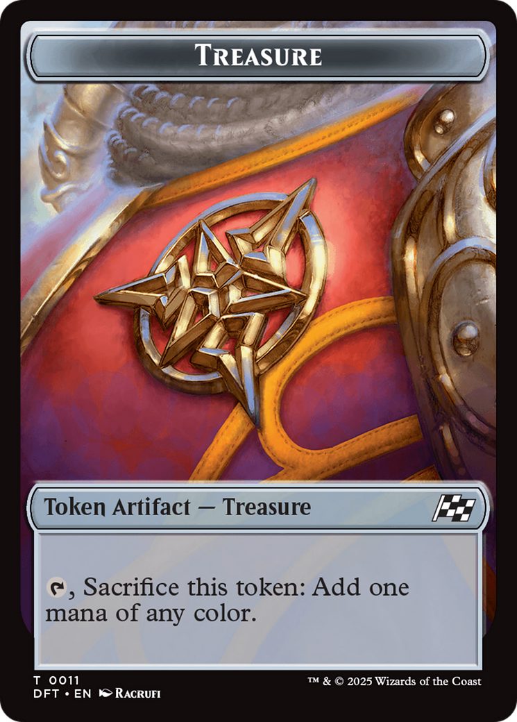 Image of Treasure // Pilot Double-Sided Token [Aetherdrift Tokens]