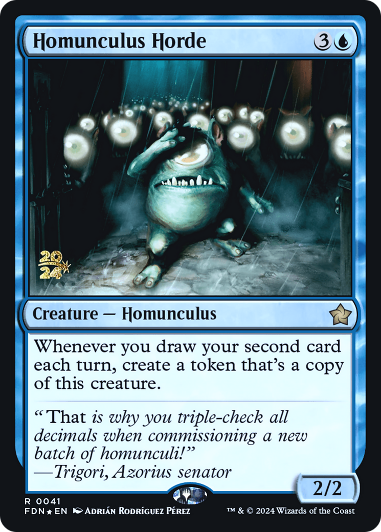 Image of Homunculus Horde [Foundations Prerelease Promos]