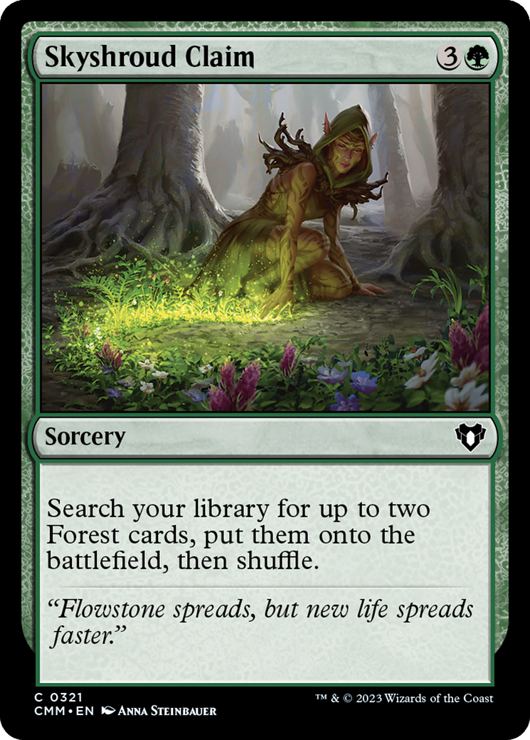 Image of Skyshroud Claim [Commander Masters]