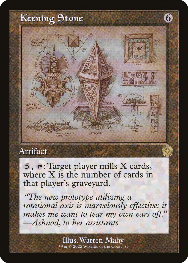 Image of Keening Stone (Retro Schematic) [The Brothers' War Retro Artifacts]