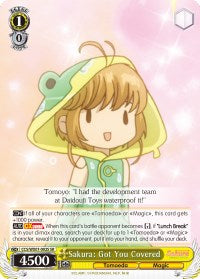 Image of Sakura: Got You Covered (CCS/WX01-002S SR) [Cardcaptor Sakura: Clear Card]
