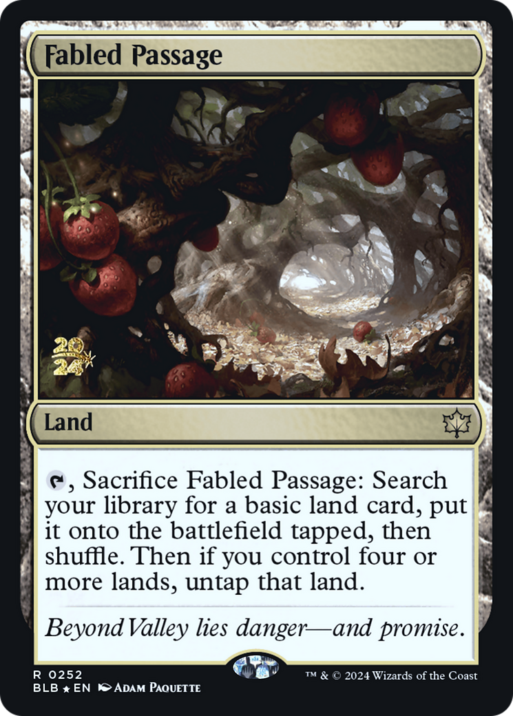 Image of Fabled Passage [Bloomburrow Prerelease Promos]