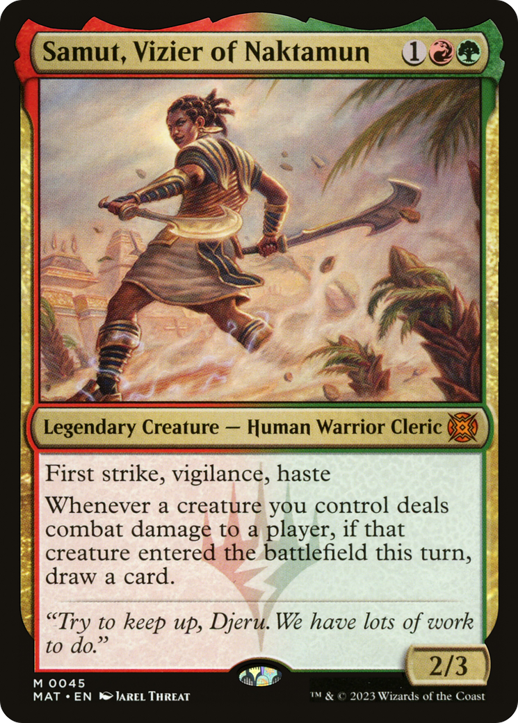 Image of Samut, Vizier of Naktamun [March of the Machine: The Aftermath]