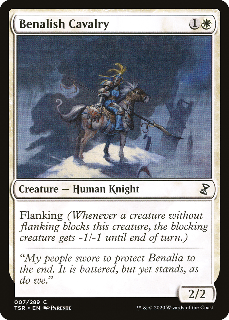 Image of Benalish Cavalry [Time Spiral Remastered]
