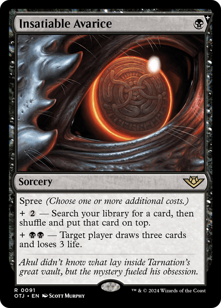 Image of Insatiable Avarice [Outlaws of Thunder Junction]
