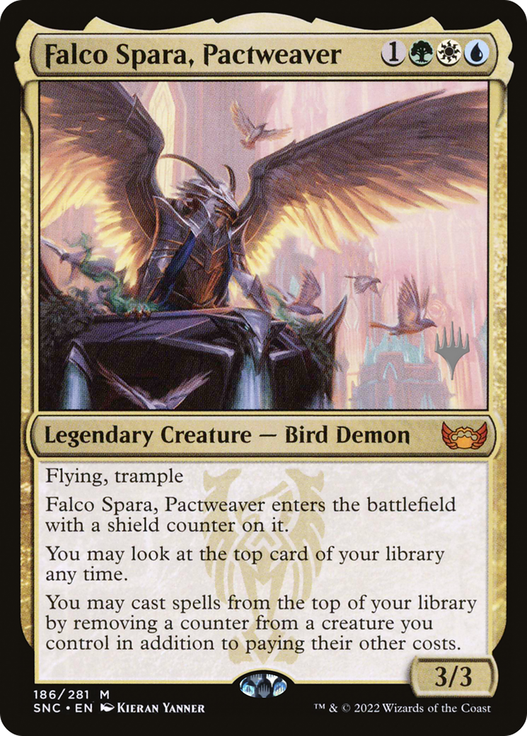 Image of Falco Spara, Pactweaver (Promo Pack) [Streets of New Capenna Promos]
